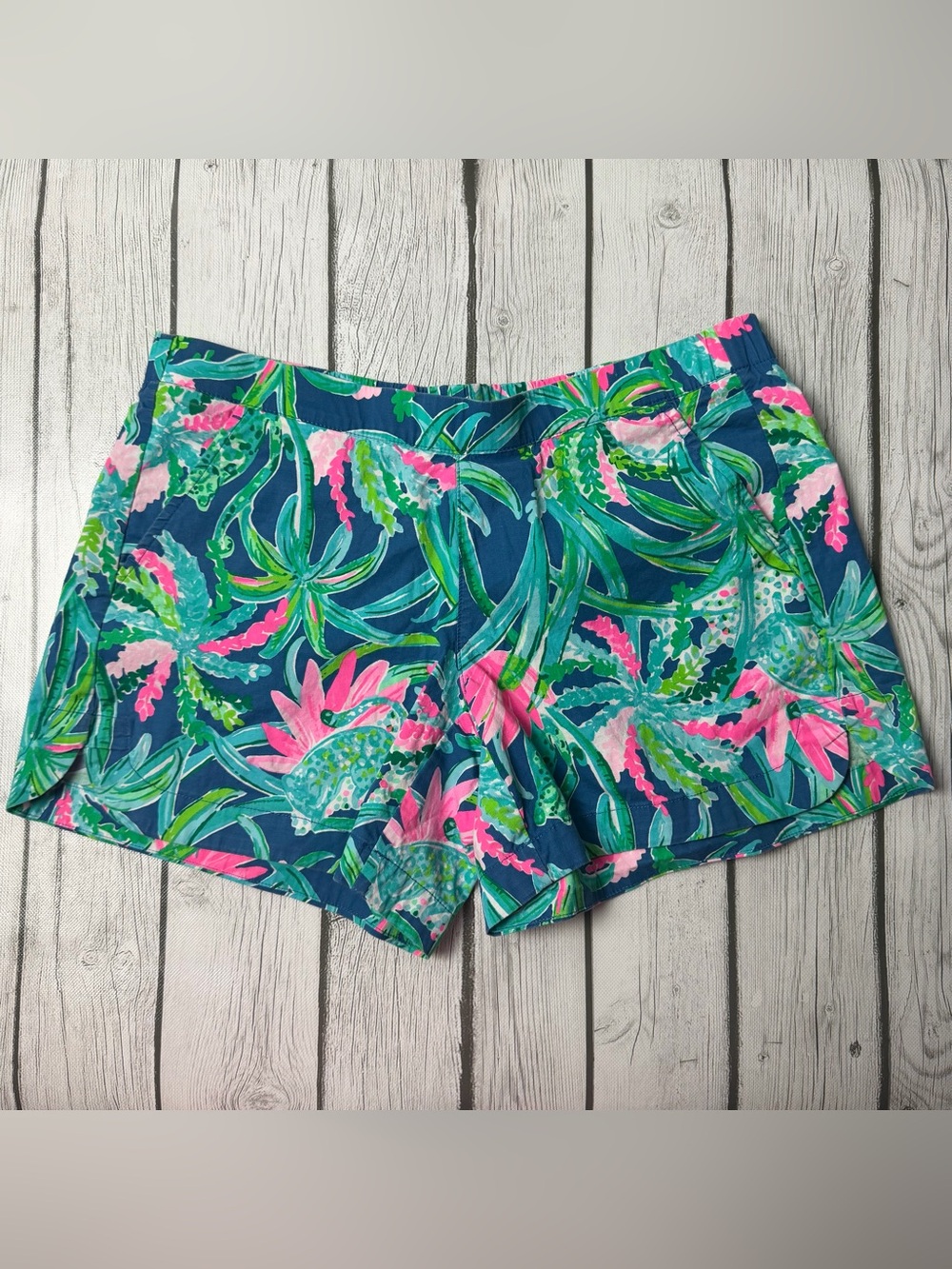 Lilly Pulitzer Women's S Ocean View Pull On Shorts Sweet Escape